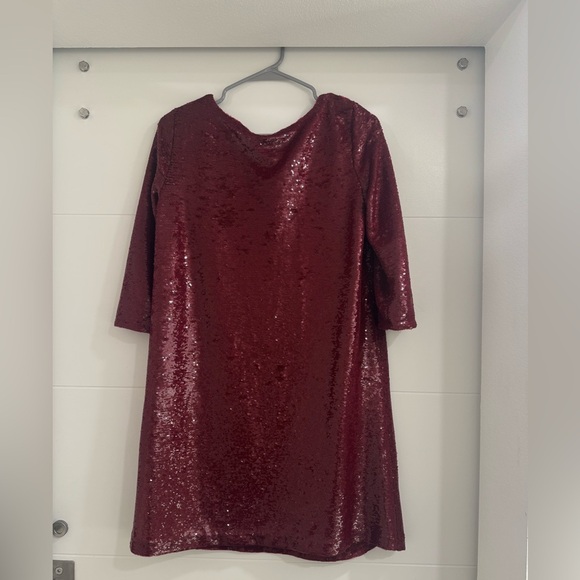 BB Dakota Red Sequin Dress. Size Small. Worn Once. - Picture 4 of 5